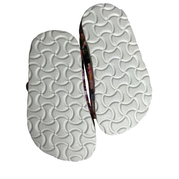 Ositos Baby Toddler Girl's Sz 5 Buckle Strap Cork Sandals Slides Floral CUTE - Picture 7 of 8